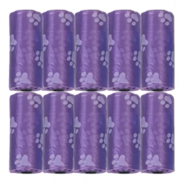 10 Rolls 150 Bags Biodegradable Pocket Size Puppy Poo Waste Strong Doggy Poop